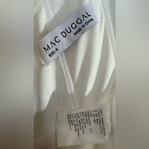 Mac Duggal 20530 Strapless Ruffle Dress NWT - Picture 7 of 8